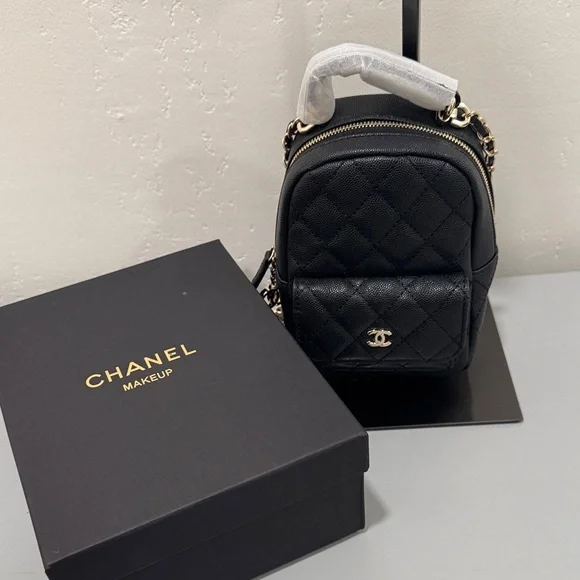 CHANEL | Bags | Chanel Gwp Black Quilted Backpack Bag | Poshmark